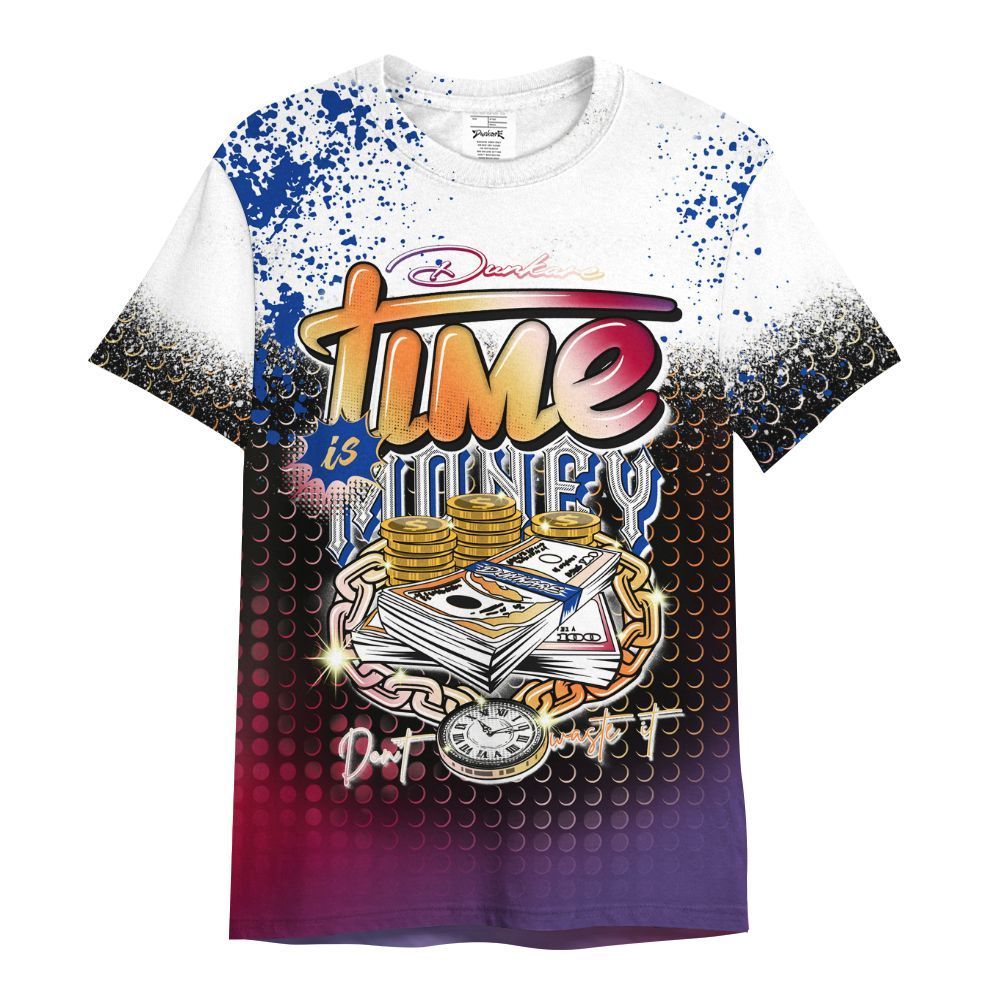 Shirt To Match Air Griffey Max Los Angeles 1s - Halftone Time Is Money All Over Print