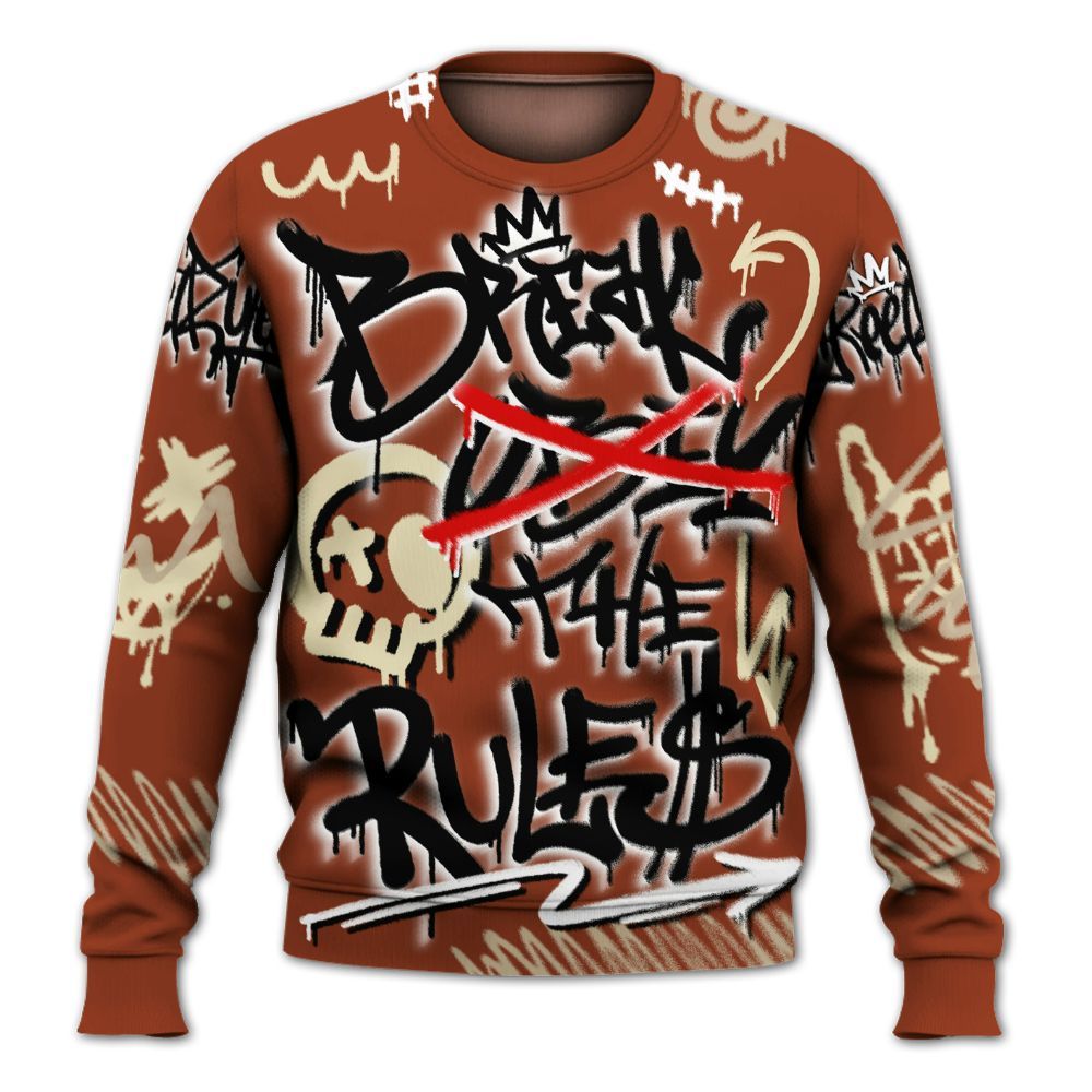 Sweatshirt To Match Retro Eastside Golf 12s - Break Rules Streetwear All Over Print