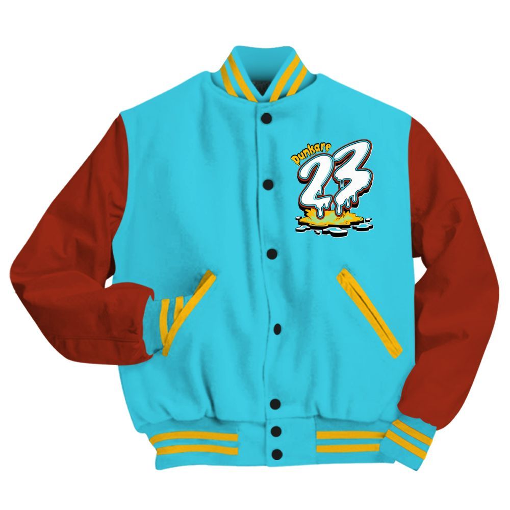 Varsity Jacket To Match SB Dunk Di'Orr Greenwood - Custom Name 23 Drip All Over Print