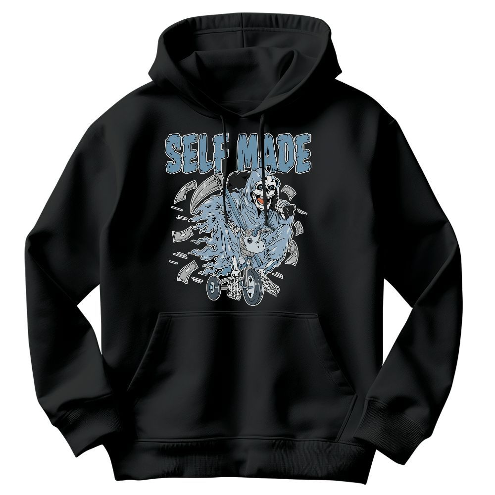 Sweatshirt To Match Mid Ice Blue 1s - Self Make Skeleton Graphic