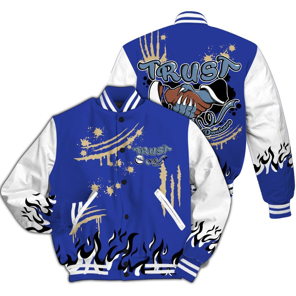 Varsity Jacket To Match Air 180 Concord - Graphic Trust No One All Over Print
