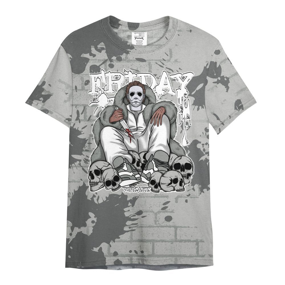 Shirt To Match Retro Wet Cement 4s - Friday Brick All Over Print