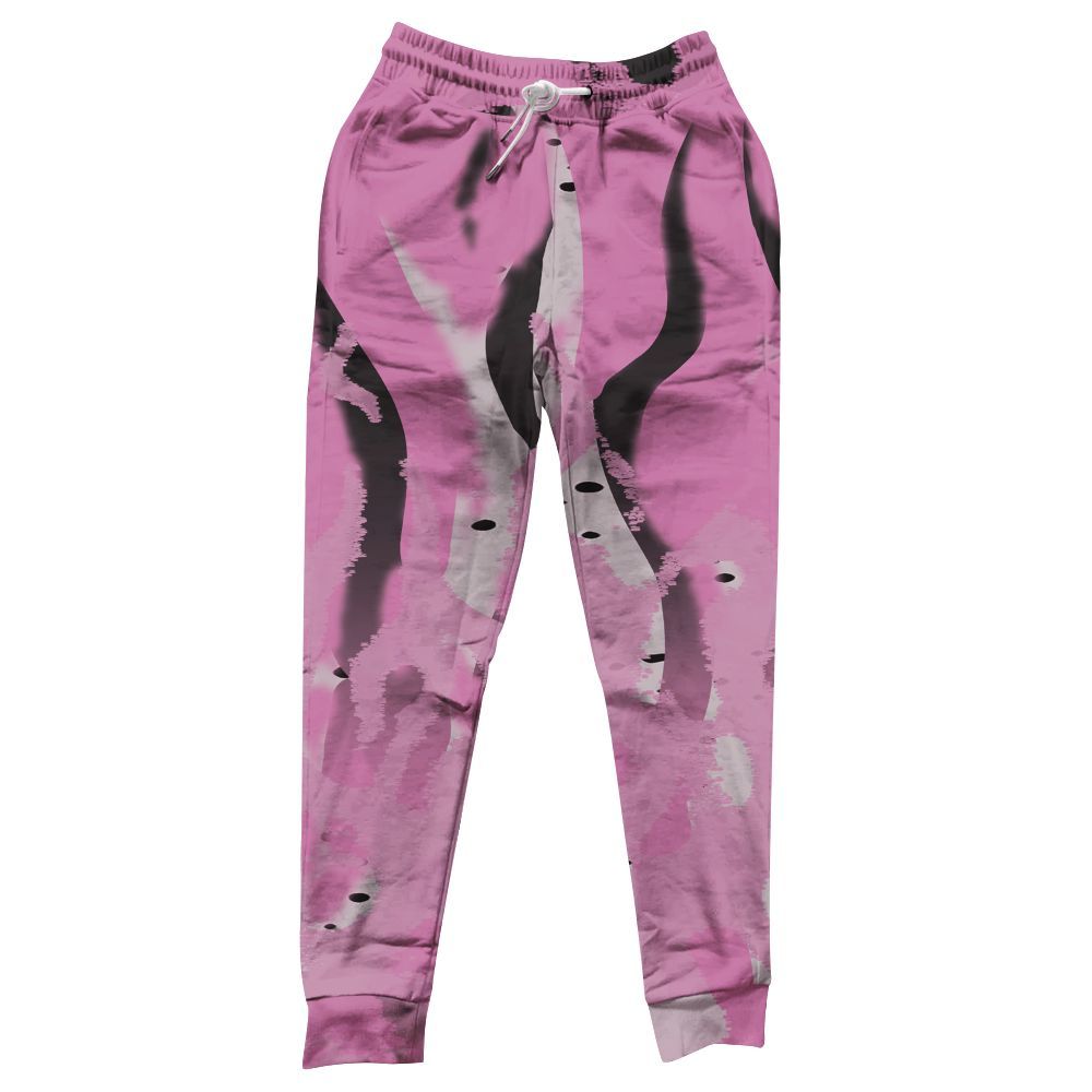 Sweatpant To Match Neutral Grey Black White Orchid 4s - Burn All Over Print
