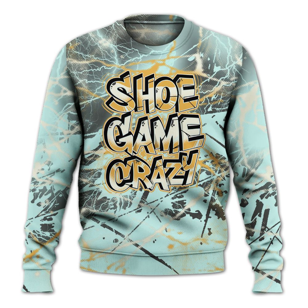 Sweatshirt To Match Pure Platinum 4s - Shoe Game Crazy Graphic All Over Print