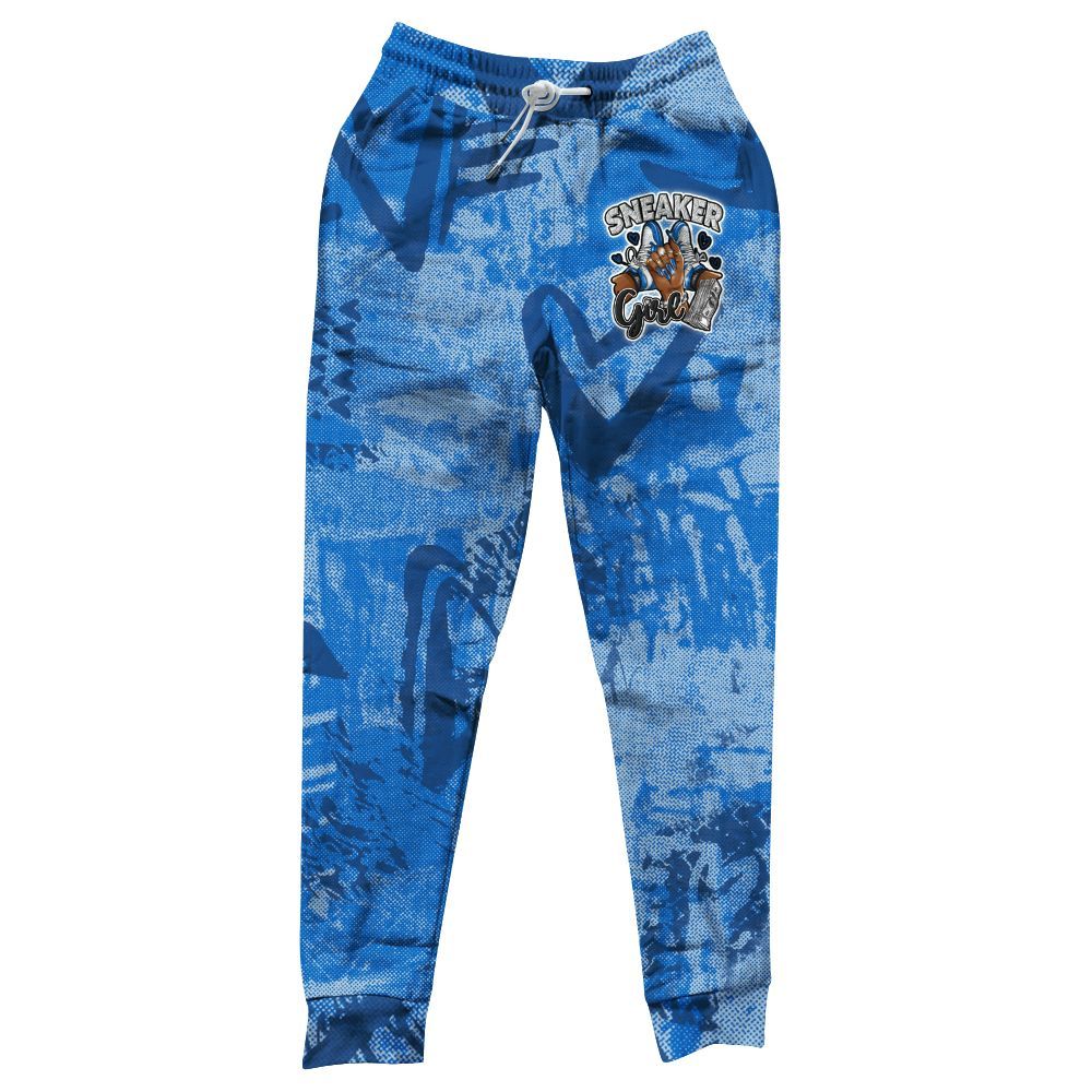 Sweatpant To Match Blueberry 12s - Sneakerz Girlz All Over Print