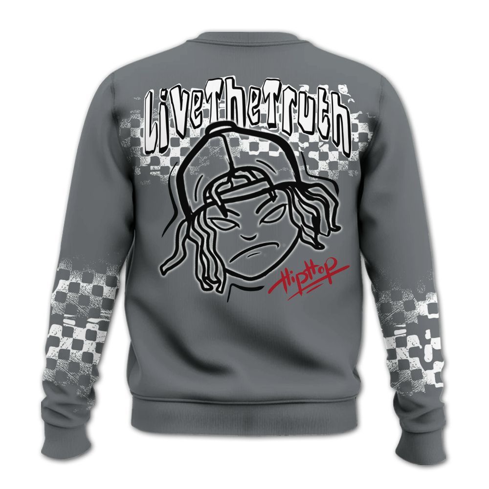 Sweatshirt To Match Retro Fire Red 9s - Feel Life Street Style All Over Print