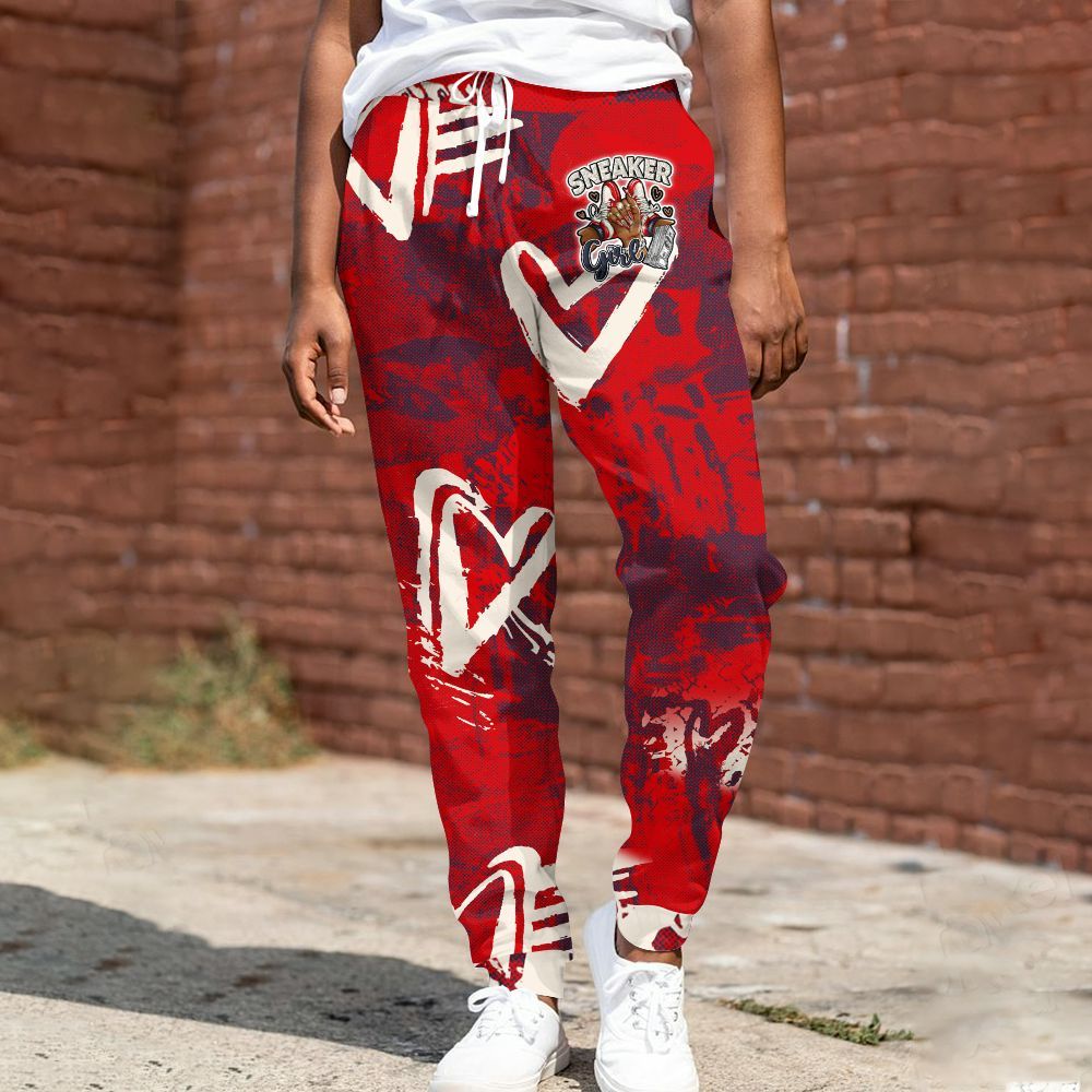 Sweatpant To Match Low OG Howard University 1s - Sneakerz Girlz All Over Print