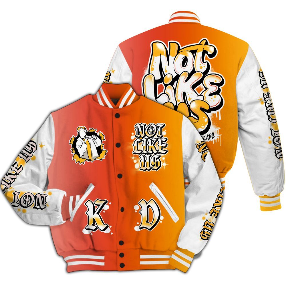 Varsity Jacket To Match Dunk High Candy Corn - None Like Us Graphic All Over Print