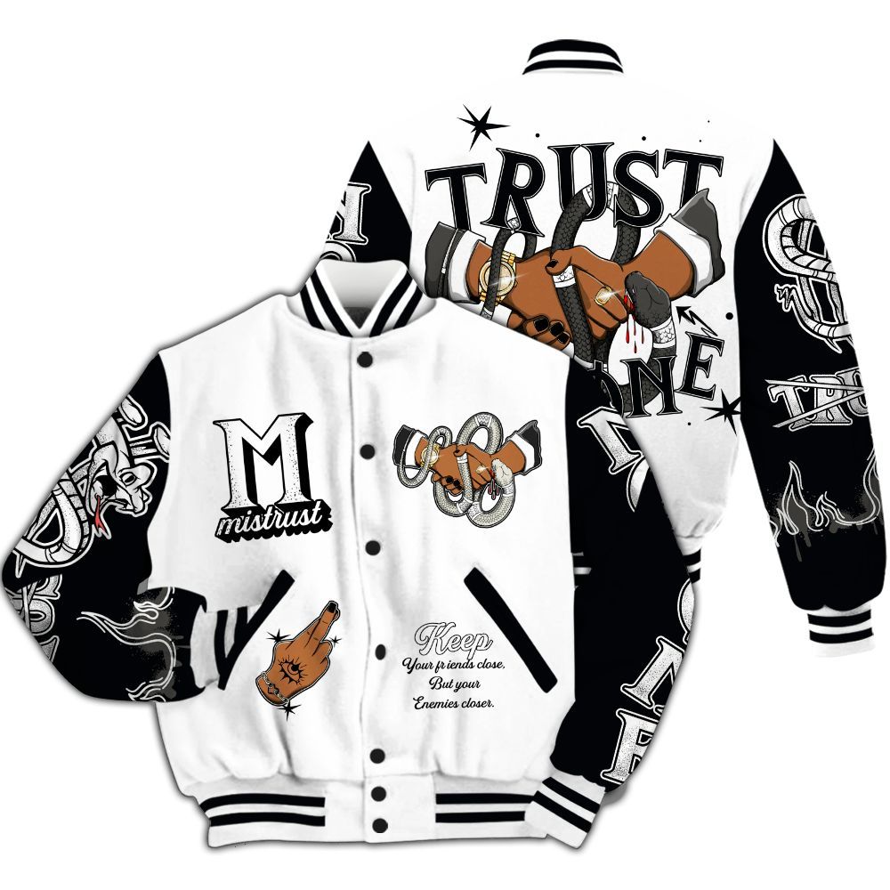 Varsity Jacket To Match Kobe 9 Elite Protro Halo - Trust No One Snake-Bite Street Style All Over Print