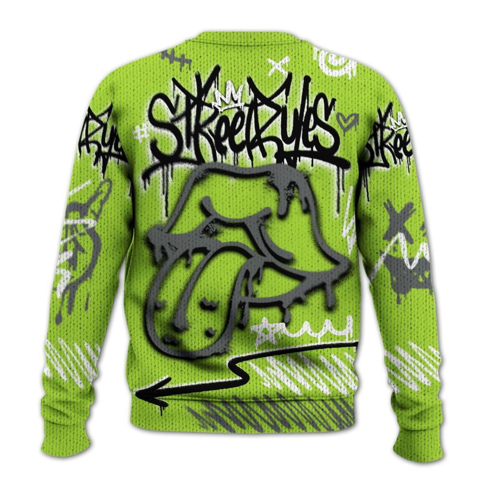 Knitted Sweater To Match Air Max 95 Neon - Break Rules Streetwear