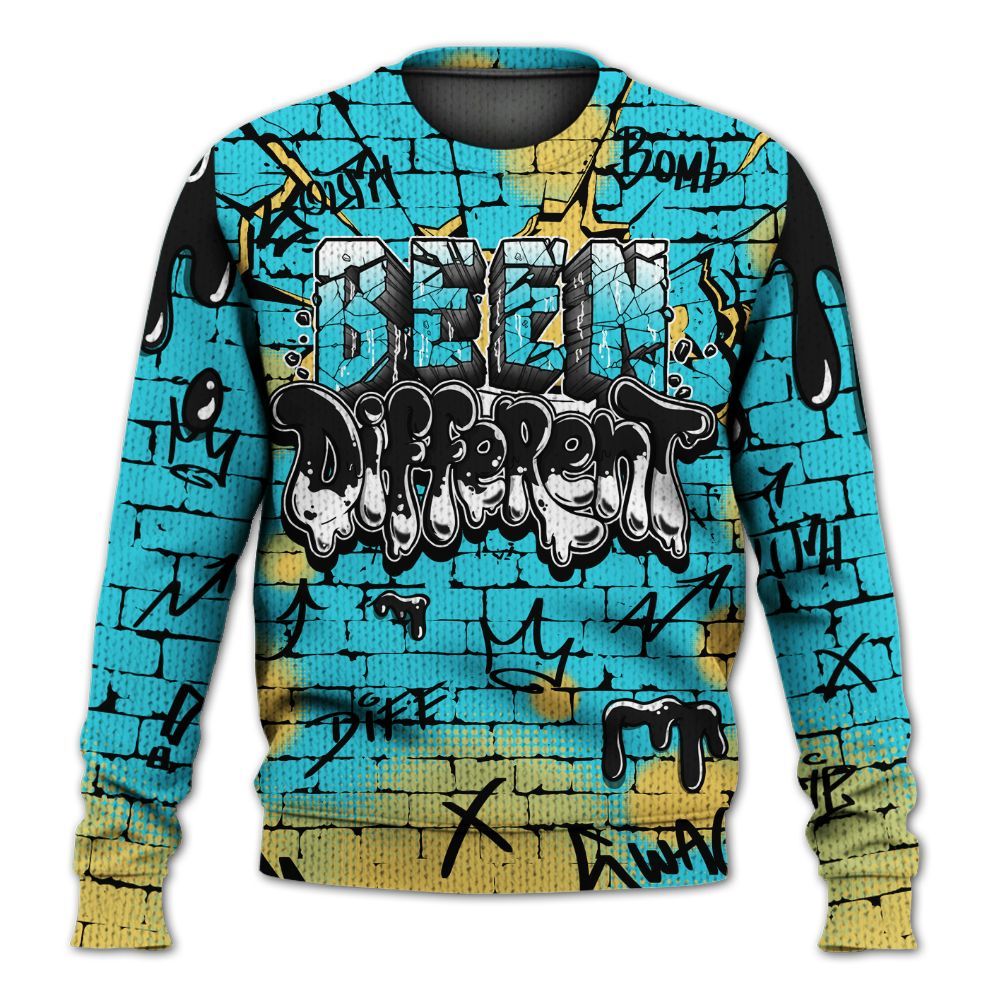 Sweater To Match Retro Gamma Blue 11s - Been Different Graphic