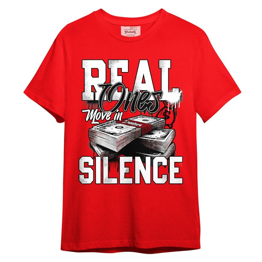 Shirt To Match Bred Velvet 11s - Move In Silence Money Retro Unisex Shirt