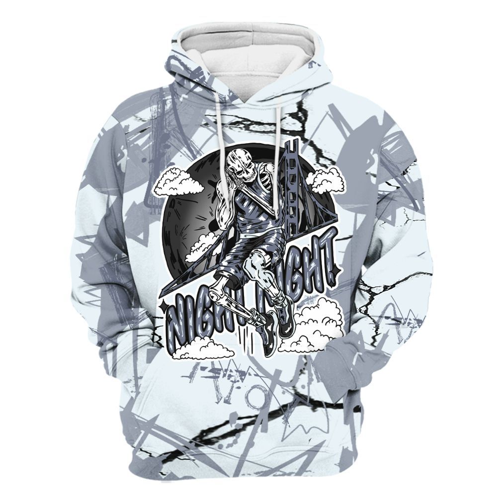 Hoodie To Match Air Foamposite Jin Kazama - Seeya Skeleton Messyz All Over Print