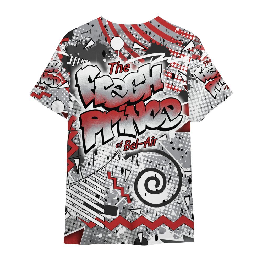 Shirt To Match White Cement 4s - Fresh Sneaker 90s All Over Print