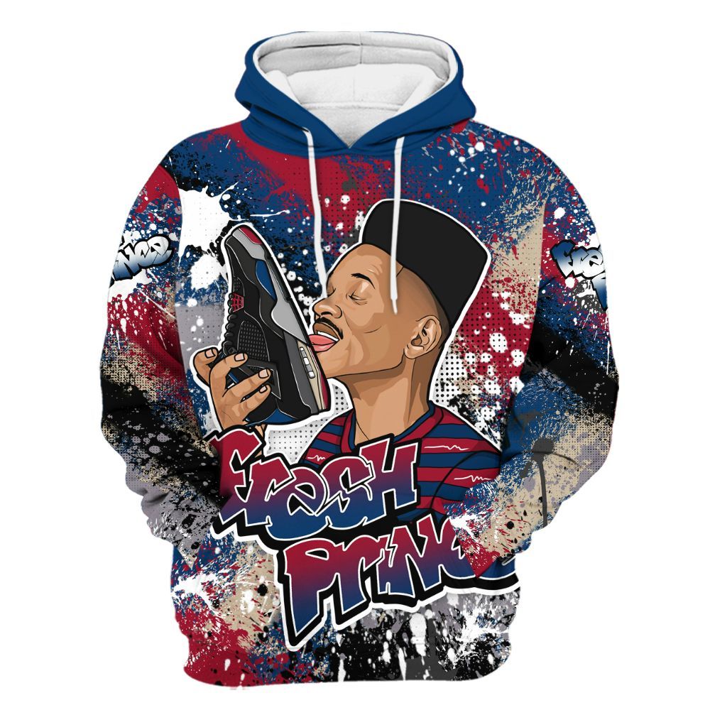 Hoodie To Match Rare Air 4s - Fresh Sneaker Lick All Over Print