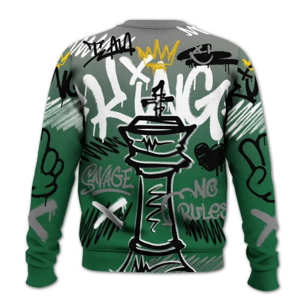 Sweatshirt To Match High Gorge Green 1s - Street King Chess Streetwear All Over Print