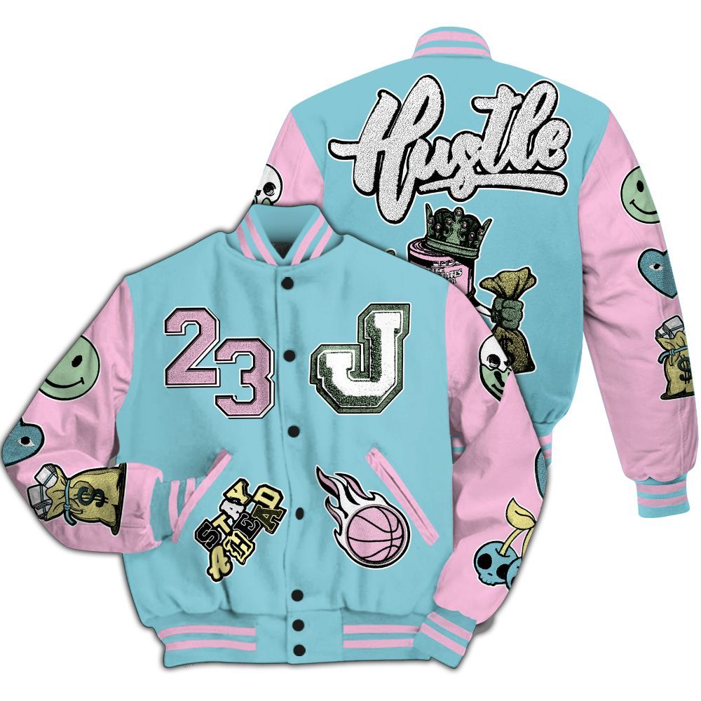 Varsity Jacket To Match SB Dunk Low Visty - Hustles Money Number 23 All Over Print