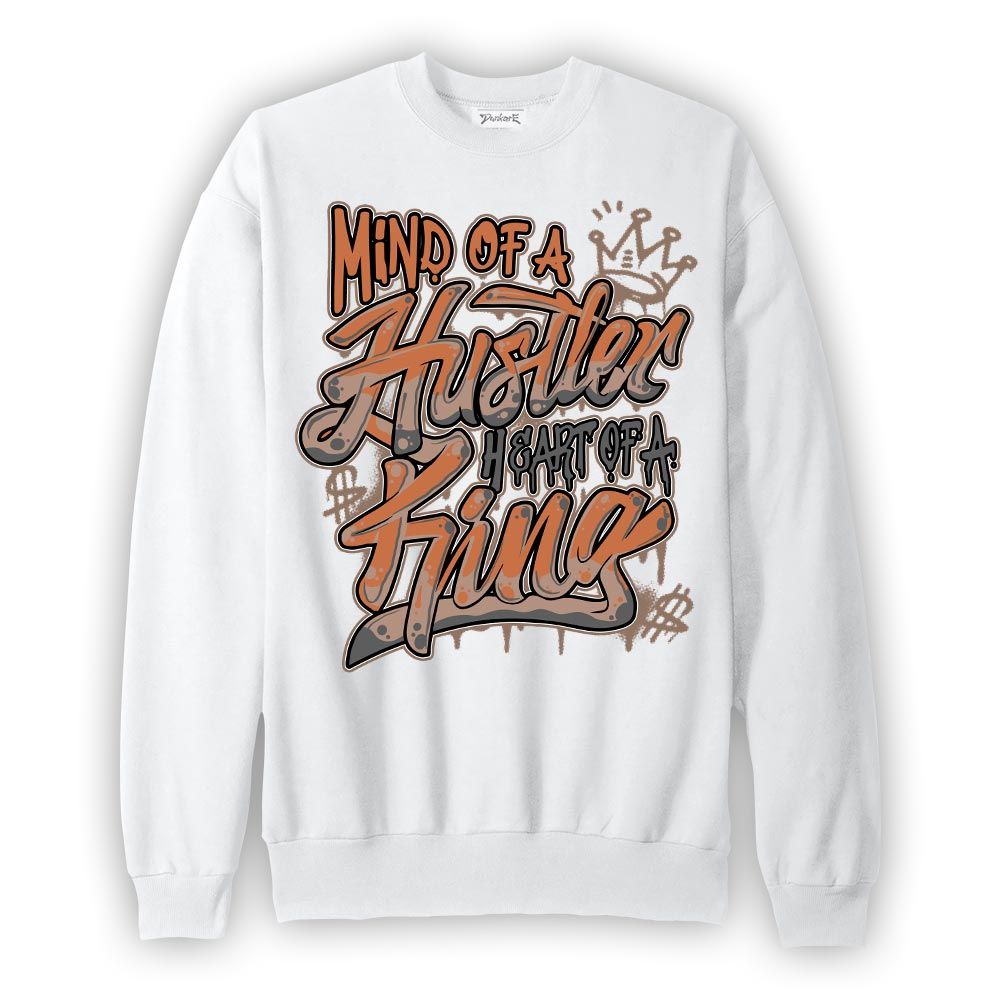 Sweatshirt To match OG Latte 1s Sweatshirt - Mind Of Hustlers Heart King Graphic Graphic