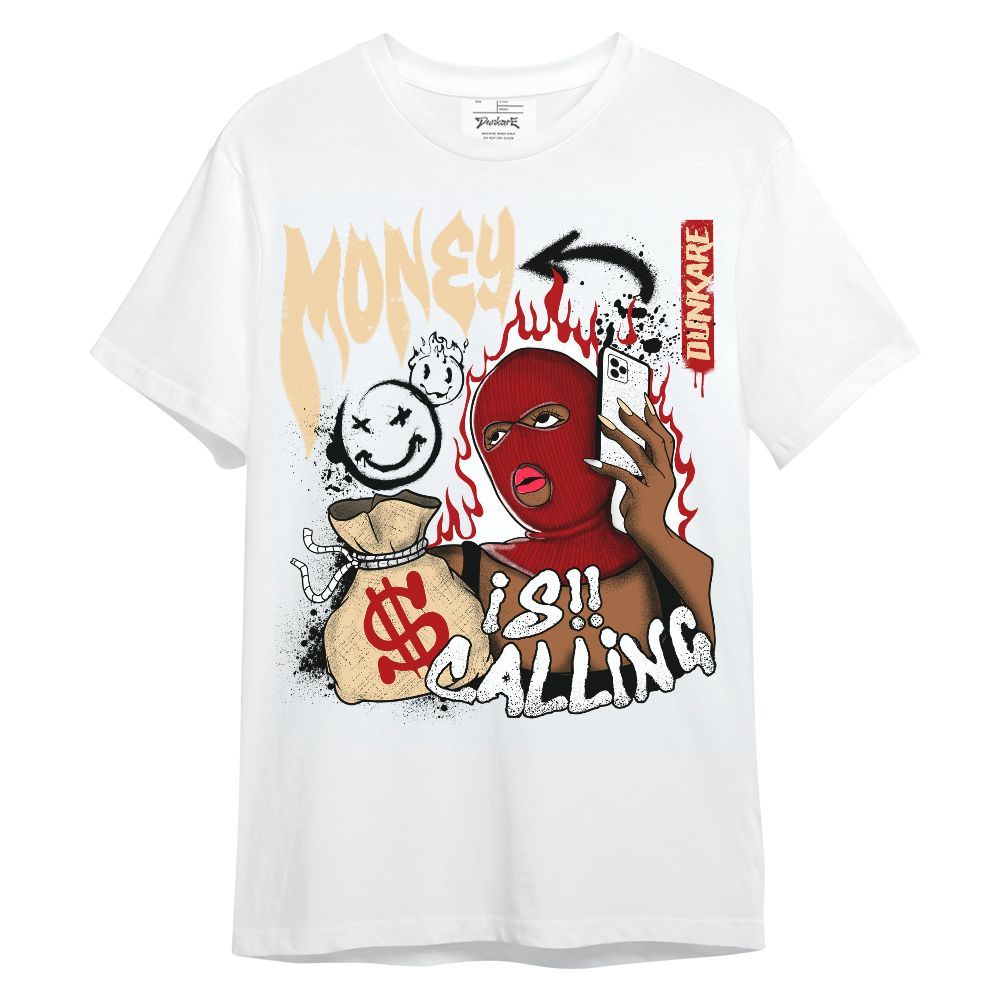 Shirt To Match Dunk Low Strawberry Waffle - Money Is Calling Graphic Unisex Shirt