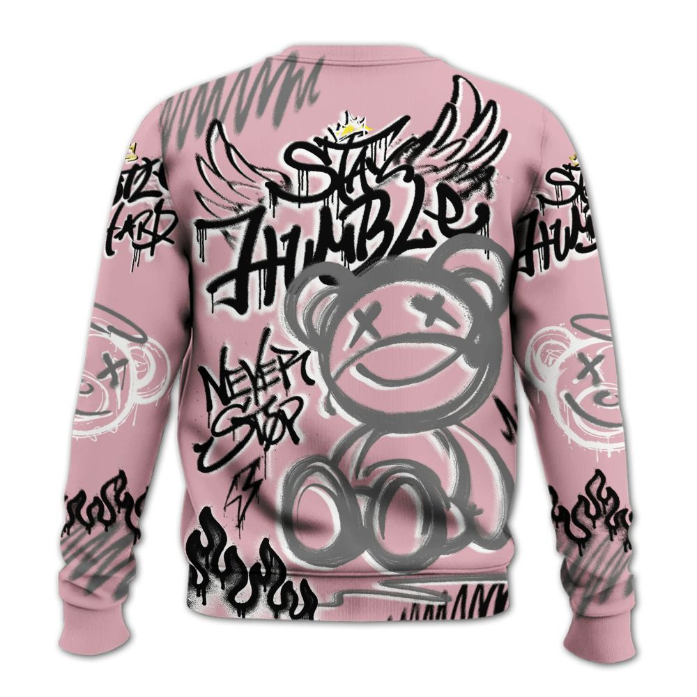 Sweatshirt To Match Air Max DN Pink Foam - Humble Drip Streetwear Graffity All Over Print