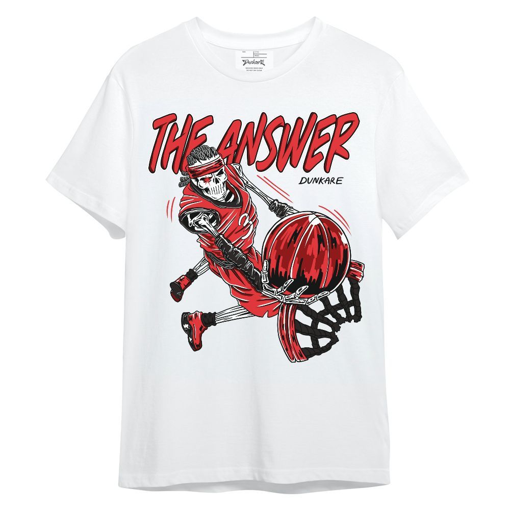 Shirt To Match Chile Red 9s - The Answer Skeleton Unisex Shirt