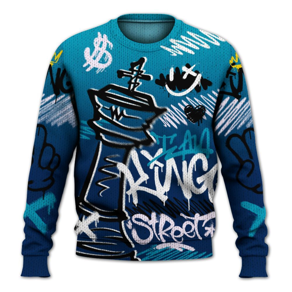Knitted Sweater To Match Kobe 5 X-Ray - Street King Chess Streetwear