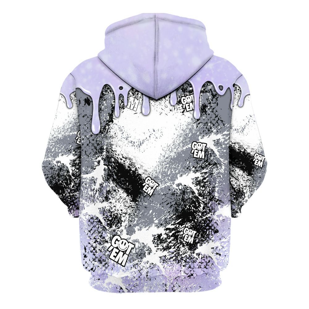 Hoodie To Match Zen Master 4s - Dripping 23 Drip All Over Print