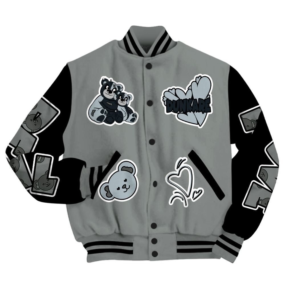 Varsity Jacket To Match Retro Georgetown 6s - Sincere Fondness Bear All Over Print