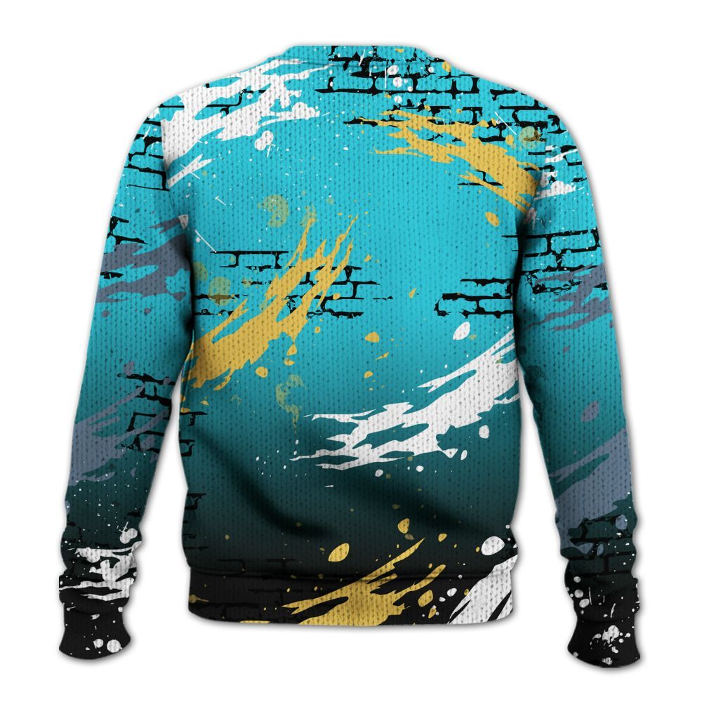 Sweater To Match Retro Gamma Blue 11s - Values Of Loyalty Drip Graphic