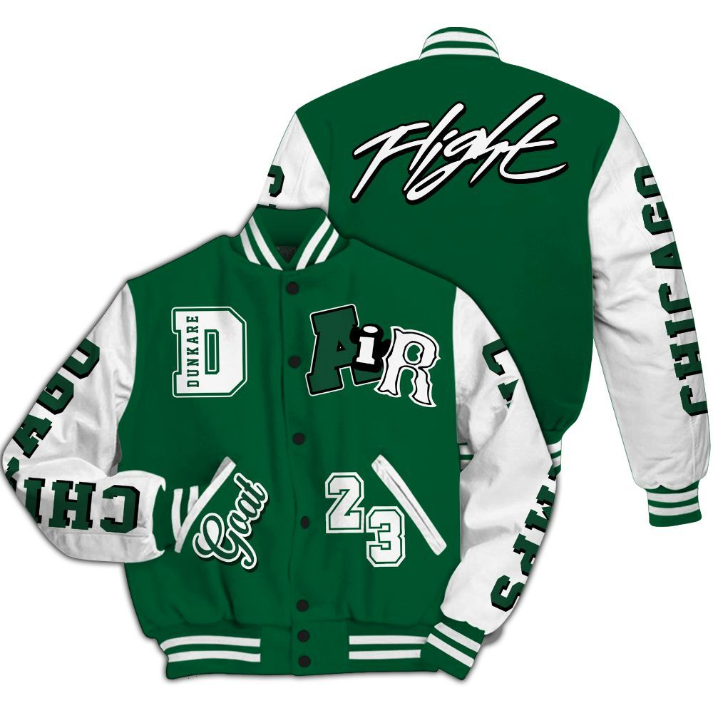 Varsity Jacket To Match High Gorge Green 1s - AIR Number 23 GOAT All Over Print