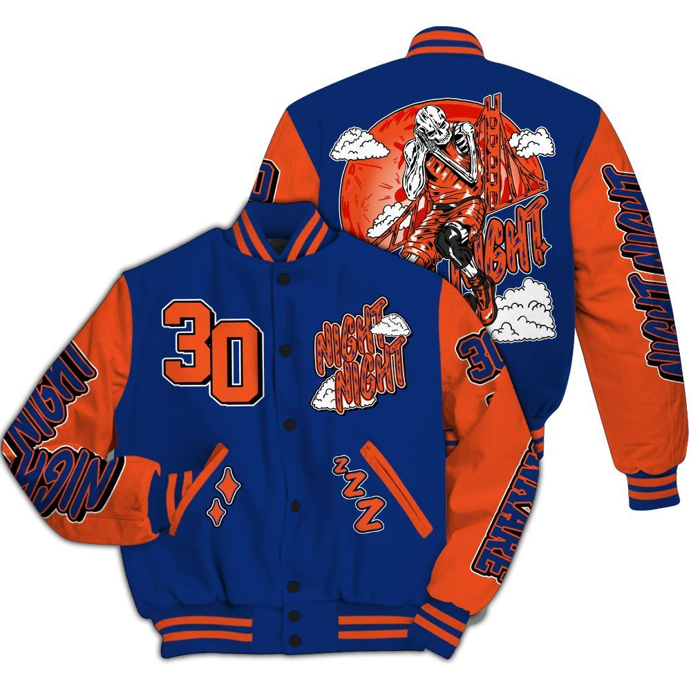 Varsity Jacket To Match Suede GS League - Seeya Skeleton All Over Print