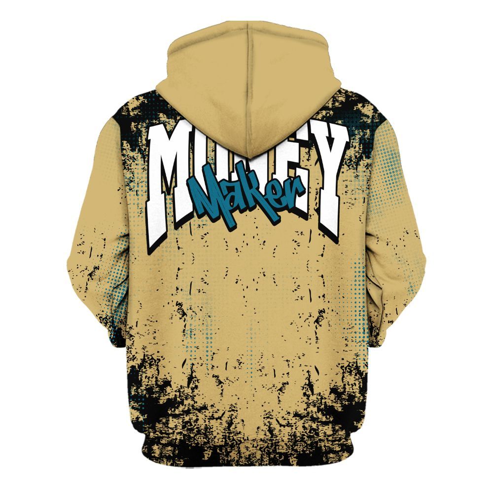 Hoodie To Match Retro Cacao Wow 4s - Move In Silence Money Street Retro All Over Print