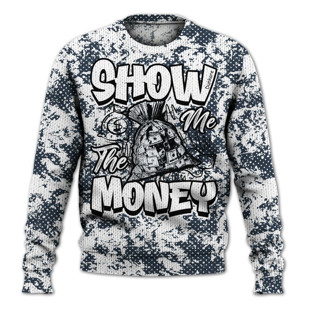 Knitted Sweater To Match Retro Olympic 6s - Show Me The Money Retro