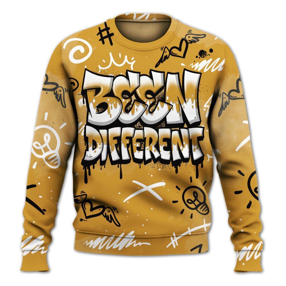 Sweatshirt To Match Dunk Low Wheat Pale Ivory - Drip Built Di2ferent All Over Print