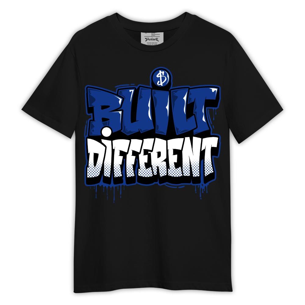 Shirt To Match Air Foamposite One Royal - Graphic Built Different Shirt Outfit
