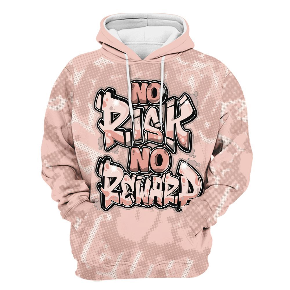 Hoodie To Match Low Legend Pink 11s - No Risks No Reward Street All Over Print