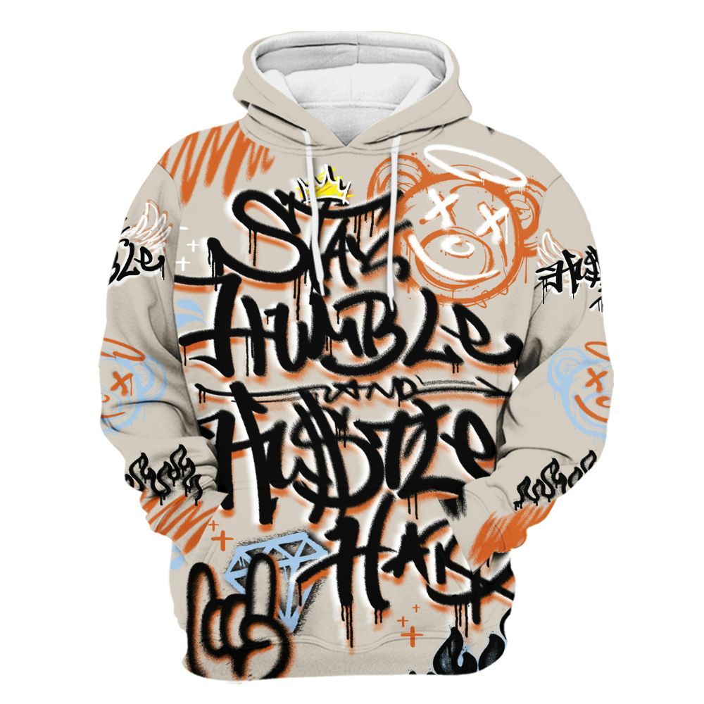 Hoodie To Match SE Craft 5s - Humble Drip Streetwear Graffity All Over Print