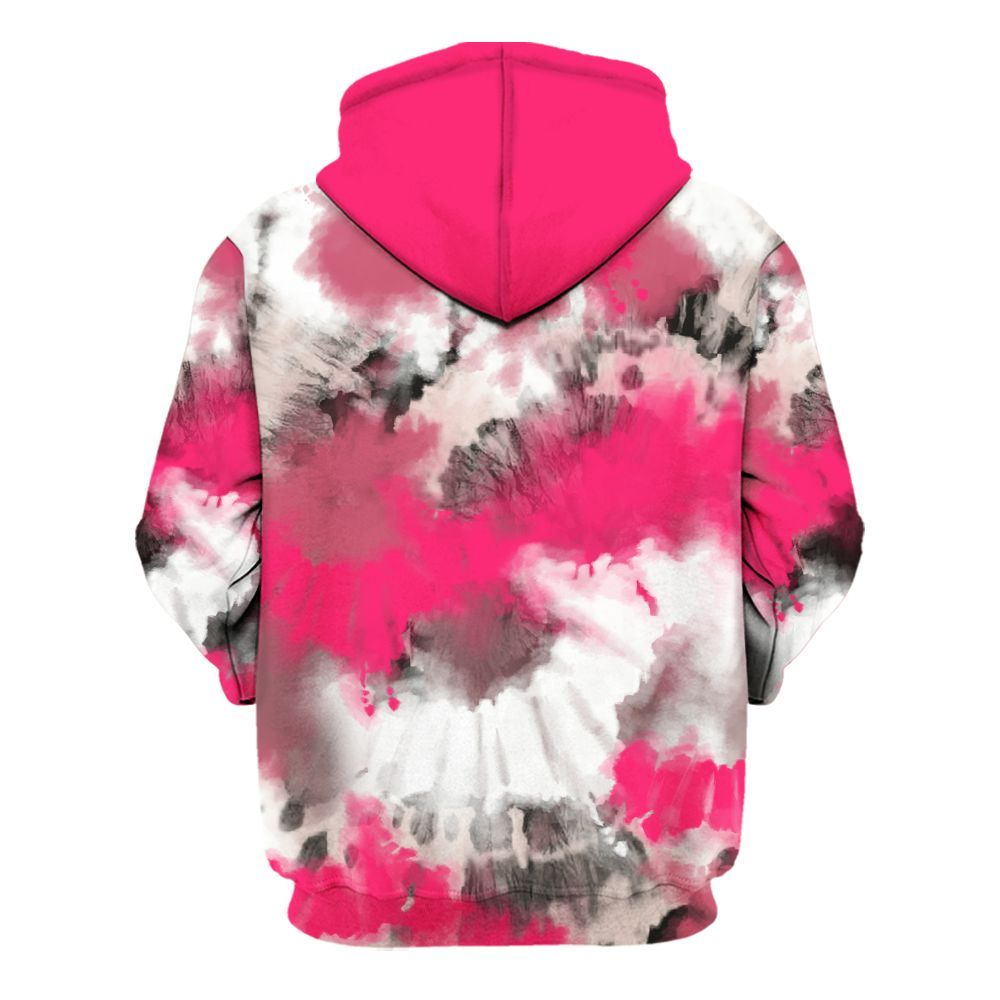 Hoodie To Match A'One Hyper Pink Shirt, Tie Dye FK Around Find Out All Over Print