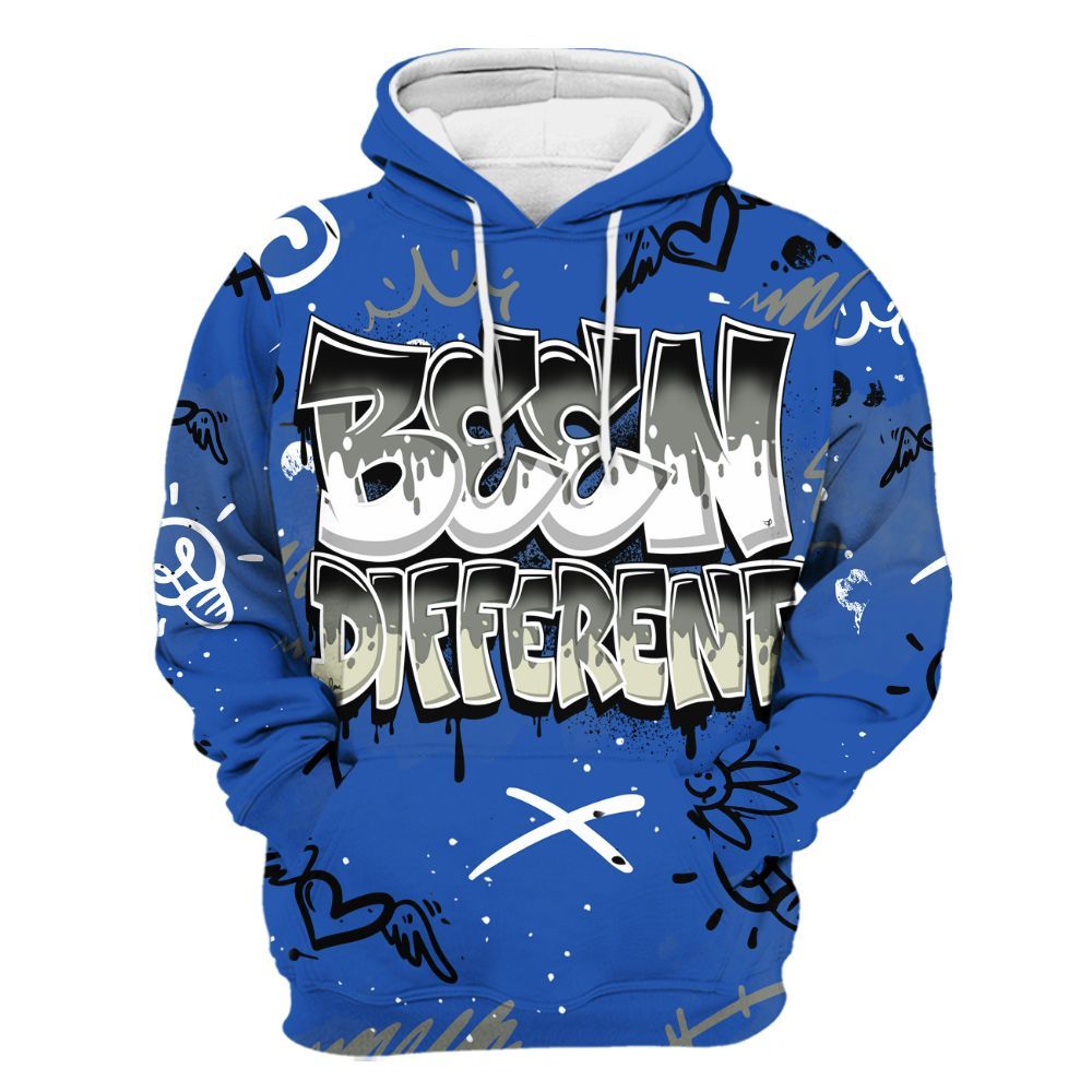 Hoodie To Match Lucky Shorts 3s - Drip Built Di2ferent All Over Print