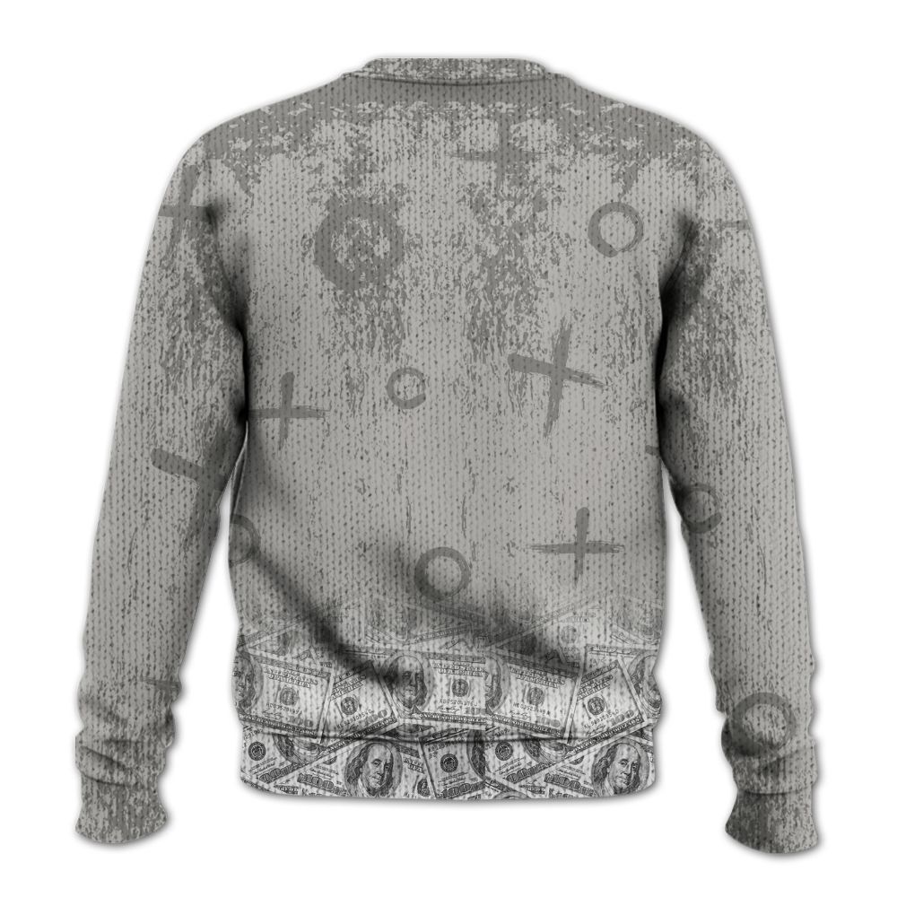 Knitted Sweater To Match Low OG Phantom 1s - Selfmade Unique Grunge