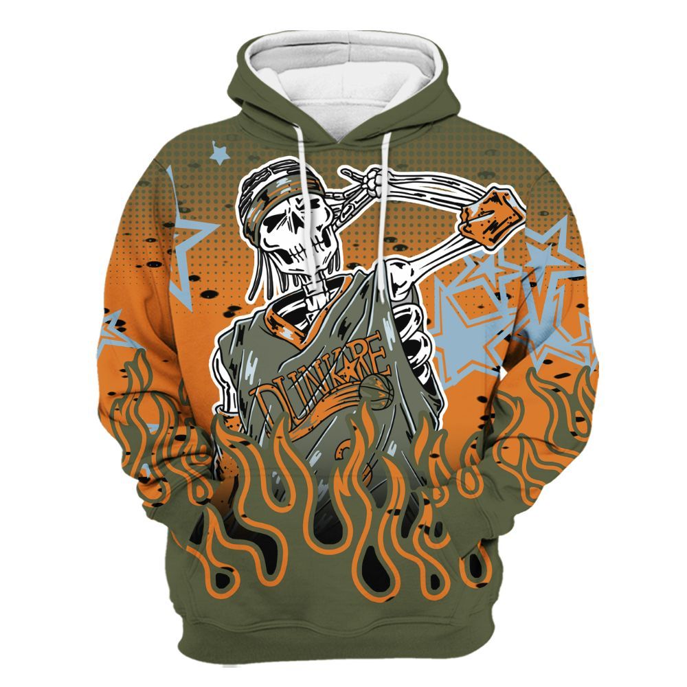 Hoodie To Match Olive 5s - Allen Answer Unique Fire Custom Name All Over Print