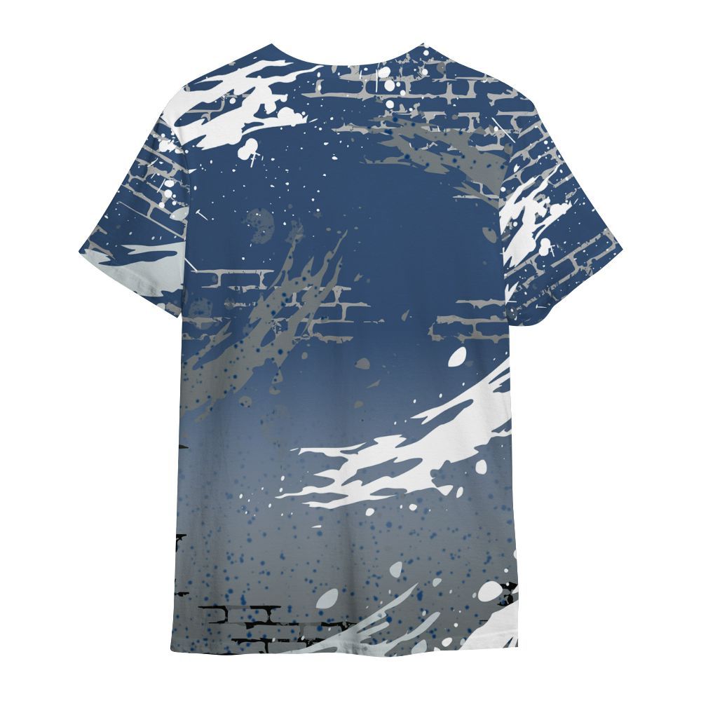 Shirt To Match Midnight Navy 4s - Values Of Loyalty Drip All Over Print