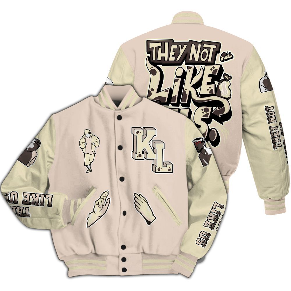 Varsity Jacket To Match A Ma Maniere X Fossil Stone 4s - Dislike Us Graphic All Over Print