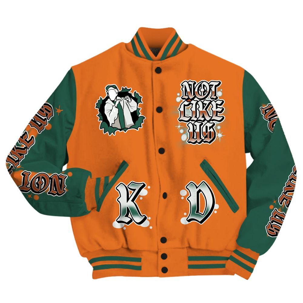 Varsity Jacket To Match Dunk Low Ceramic - None Like Us Graphic All Over Print