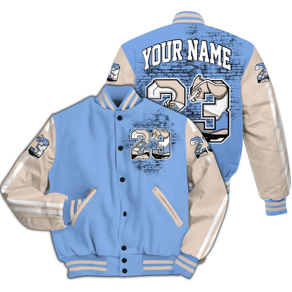 Varsity Jacket To Match Air Max 1 Royal Pulse - Custom Name Number 23 5s All Over Print