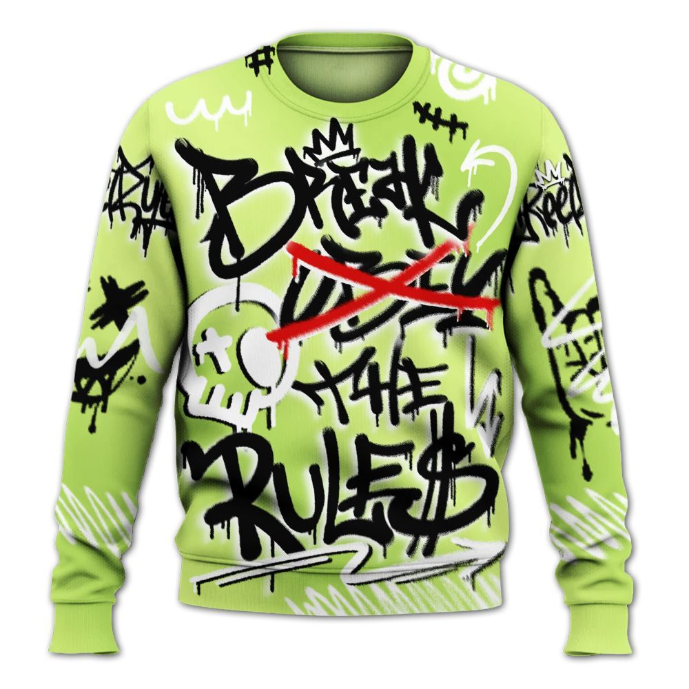 Sweatshirt To Match Air Max SNDR Volt - Break Rules Streetwear All Over Print