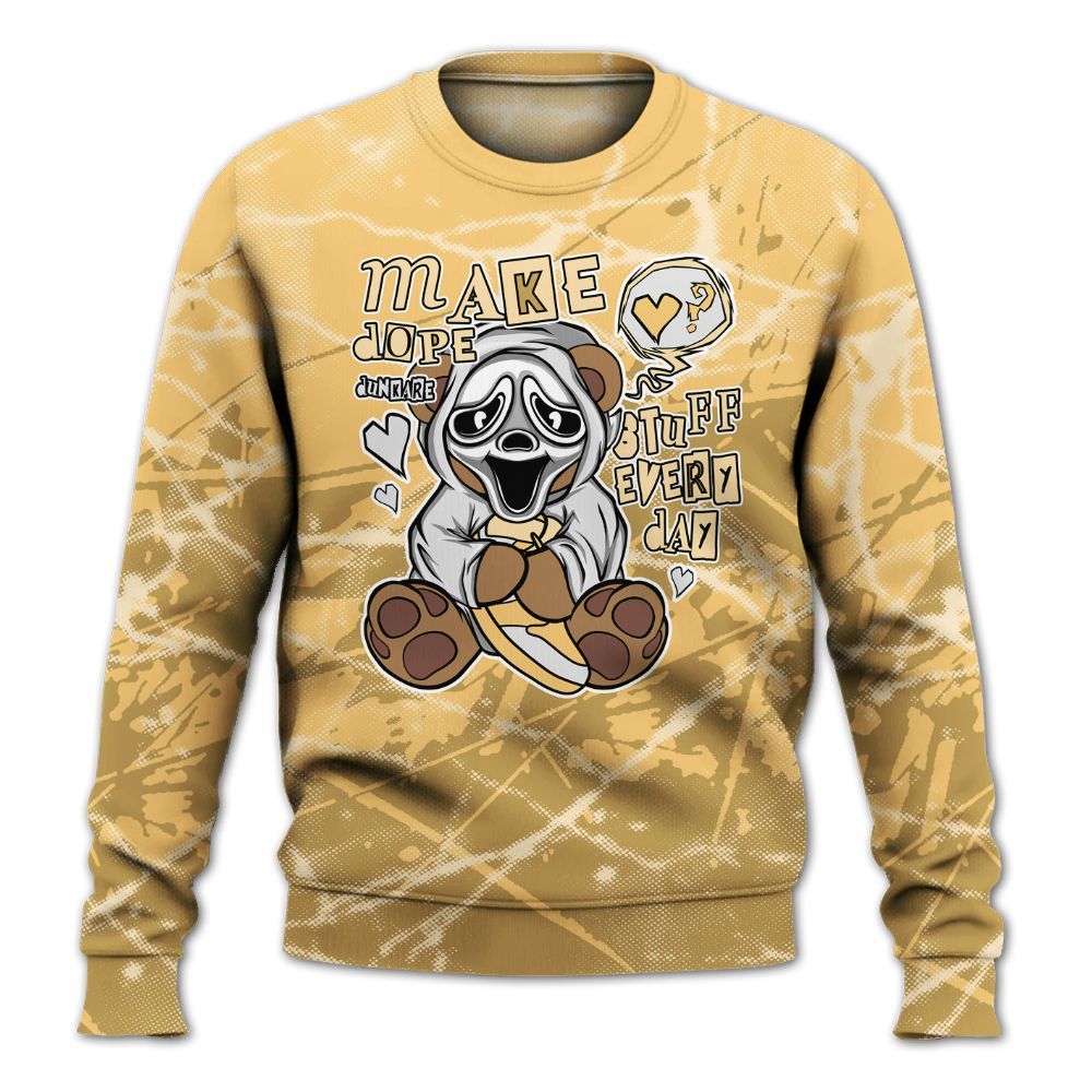 Sweatshirt To Match Craft Paris 6s - Make Dopes Bear Profound All Over Print