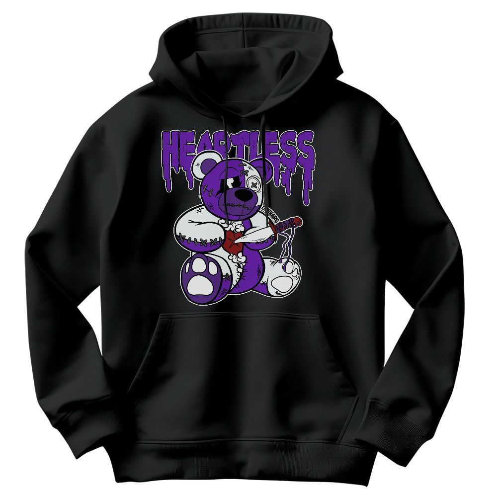 Sweatshirt To Match Retro Dark Iris 3s - Heartless Bear Graphic