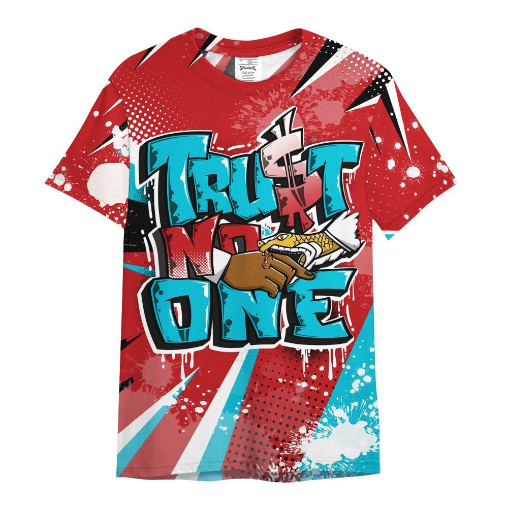 Shirt To Match Dunk Low Fruity Pebbles - Poly Trust No One Dripping All Over Print