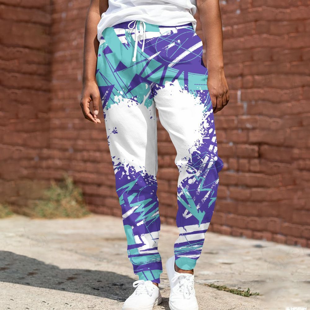 Sweatpant To Match Low Hornets 1s - Nonobjective All Over Print